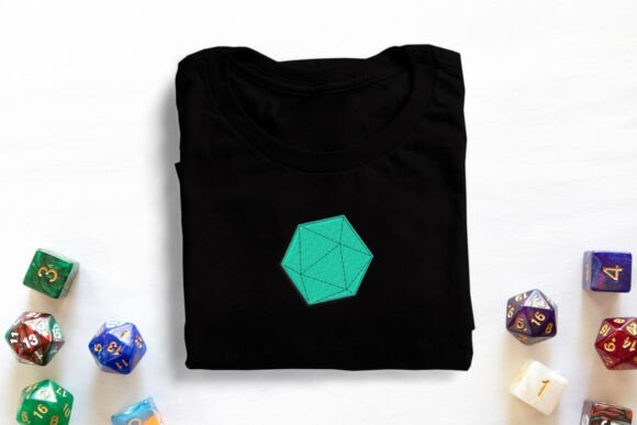 Angled D20 Mini Embroidery: A Designer's Review