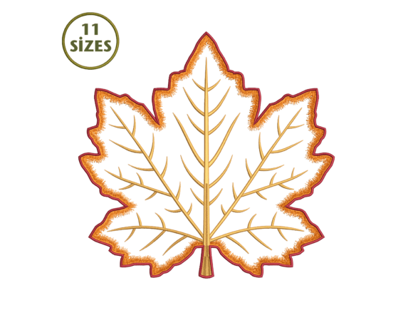 Autumn Leaf Placemat Applique Embroidery Review