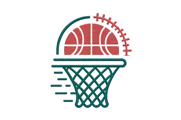 Basketball Hoop Embroidery Sports Design Review