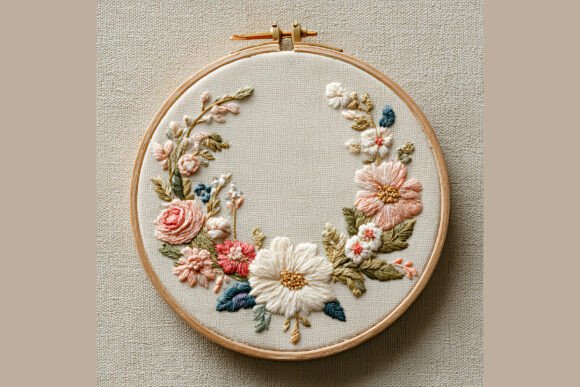 Boho Wedding Wreath Embroidery Pattern15 Review