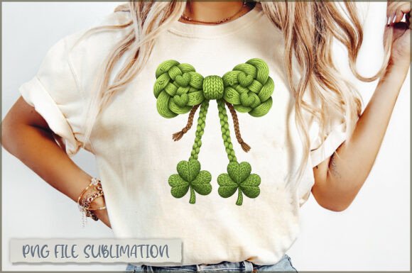 Bow Clover St. Patrick s Embroidery PNG Review