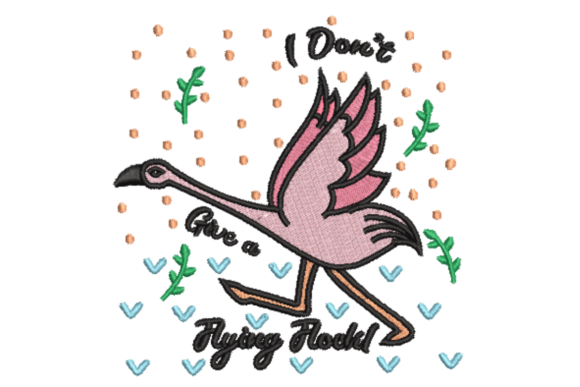 Funny Flamingo Embroidery Review for Real Projects