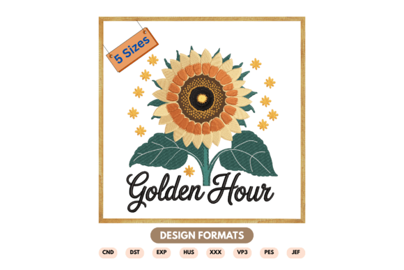 Golden Hour Sunflower Embroidery Design Review