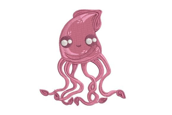Kawaii Squid Embroidery: A Designer's Review